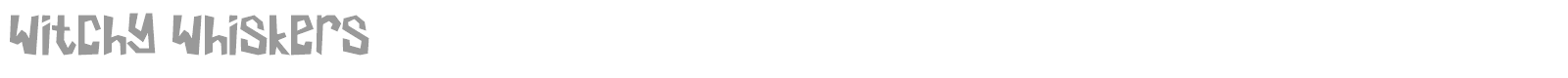 Witchy Whiskers font preview